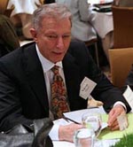 Werner Erhard at a conference in 2009